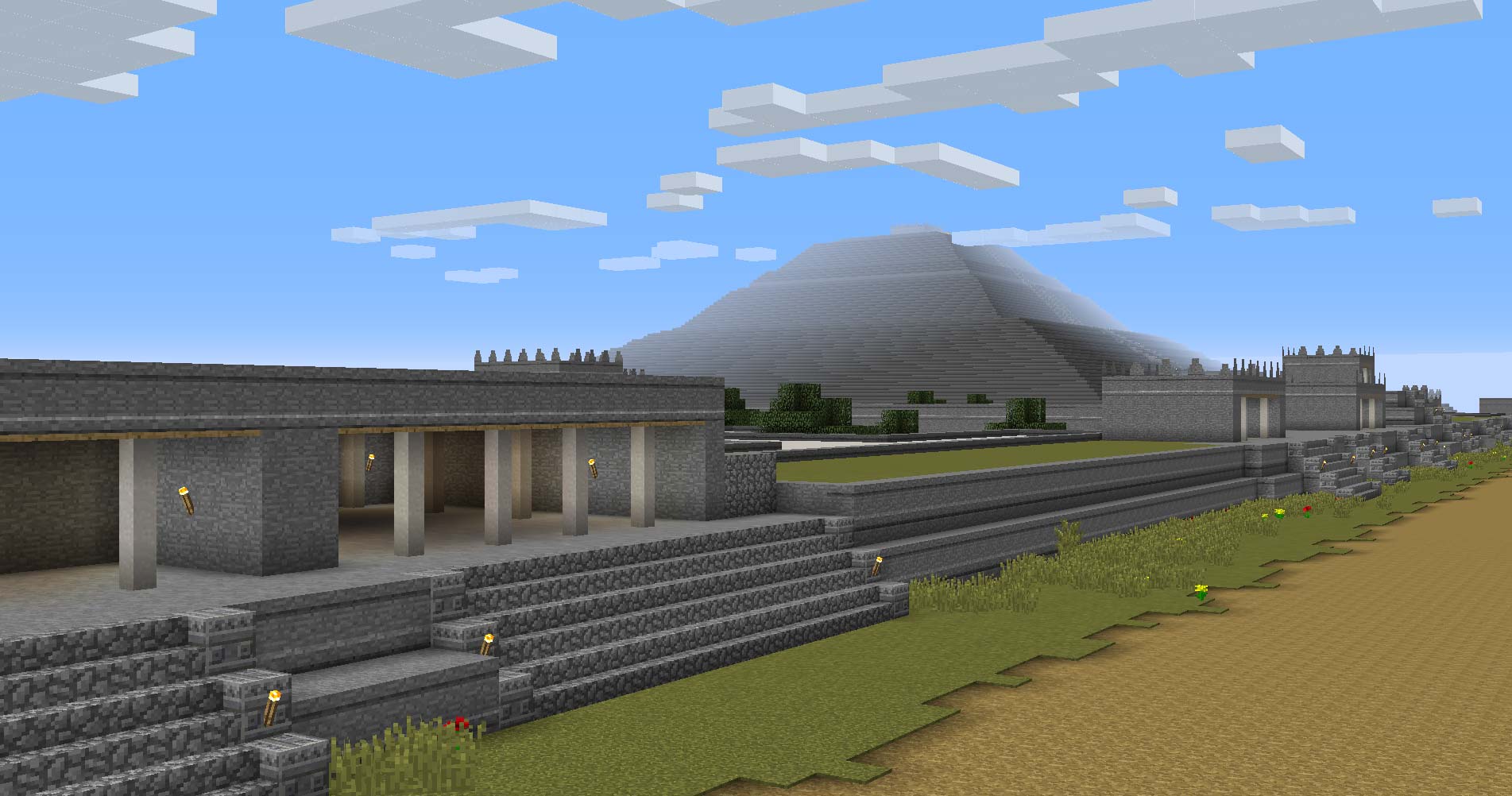 One of the first major building projects I did in Minecraft